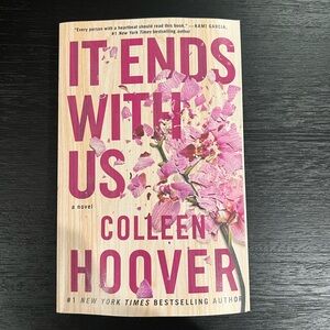 Paperback Book: It Ends With Us by Colleen Hoover
